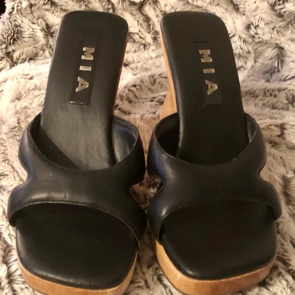 Mia wooden heels - Picture 3 of 4